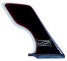 Dewey Weber Hatchet (Multi-Color) surfboard fin in Redblkclr by True Ames - Pemulis Water & Power