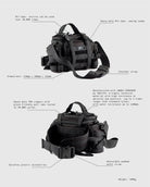 El Solitario E.S. Tactical Magic Waist Bag-Riding Gear-El Solitario-Pemulis Water &amp; Power