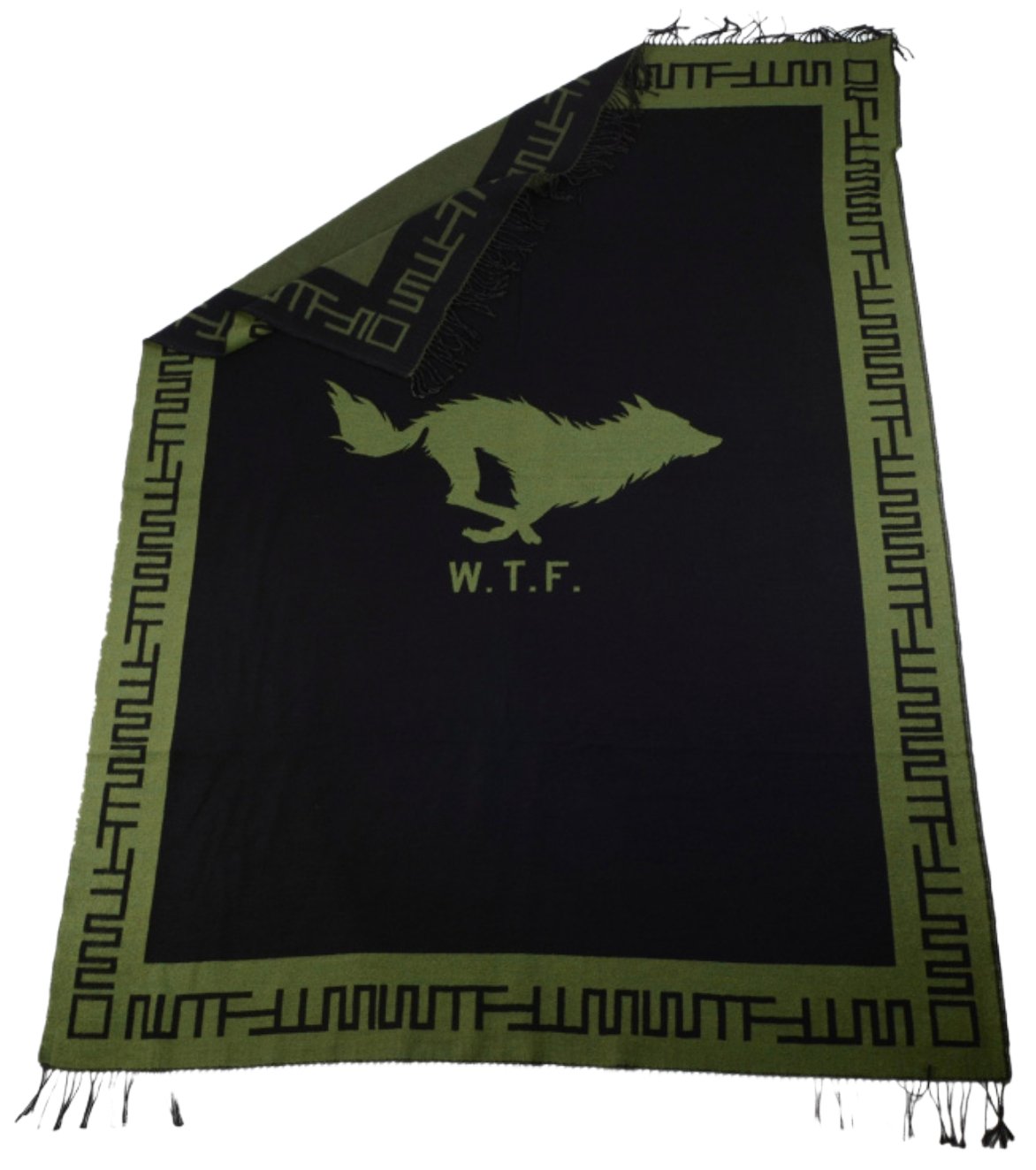 El Solitario Outlaw Blanket Black Olive