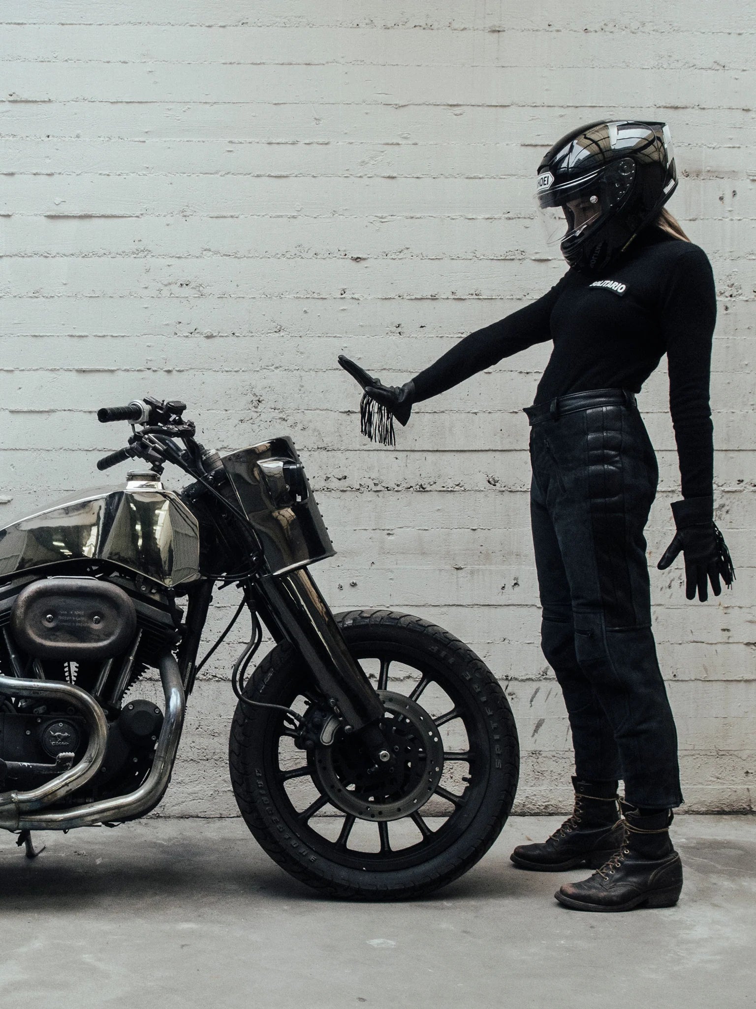 El Solitario Women's Rascal Motorcycle Pants goat leather