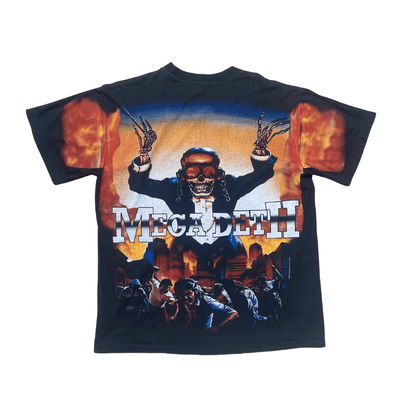 Flaming Megadeth T-Shirt - Pemulis Water & Power