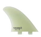 Furrow High Aspect Twin - FCS Compatible (Solid Fiberglass) surfboard fin in Clr Copy by True Ames - Pemulis Water & Power