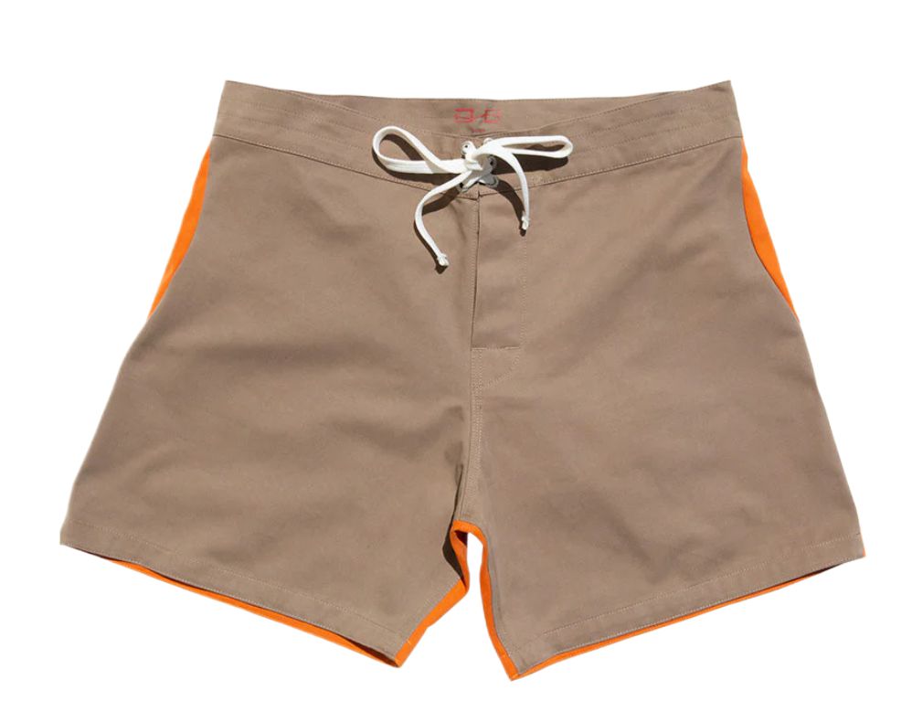 Gato Heroi 2 Tone Surf Short Olive/Rust-Board Shorts-Gato Heroi-27/28-Pemulis Water &amp; Power