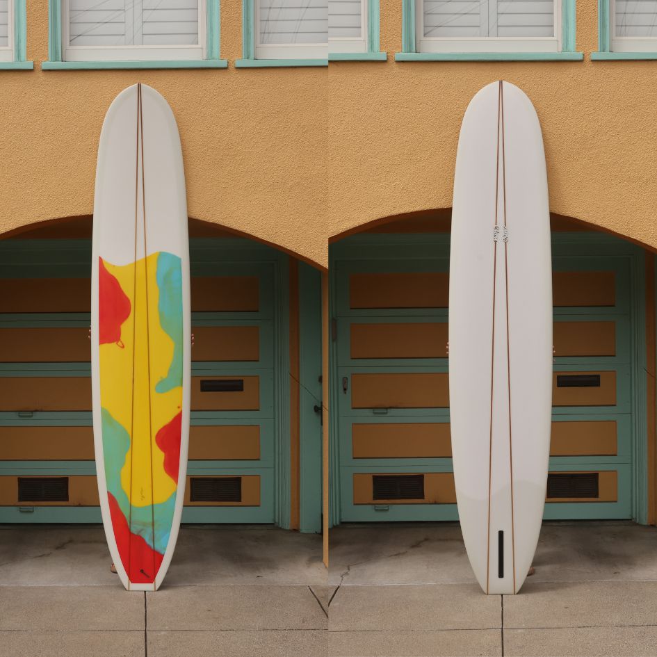 Gato Heroi 9’6 Gato Heroi Speed Acid 9'6 Single Fin Longboard - Wild Things