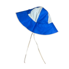 Gato Heroi FLIGHT Bucket Hat in White Blue