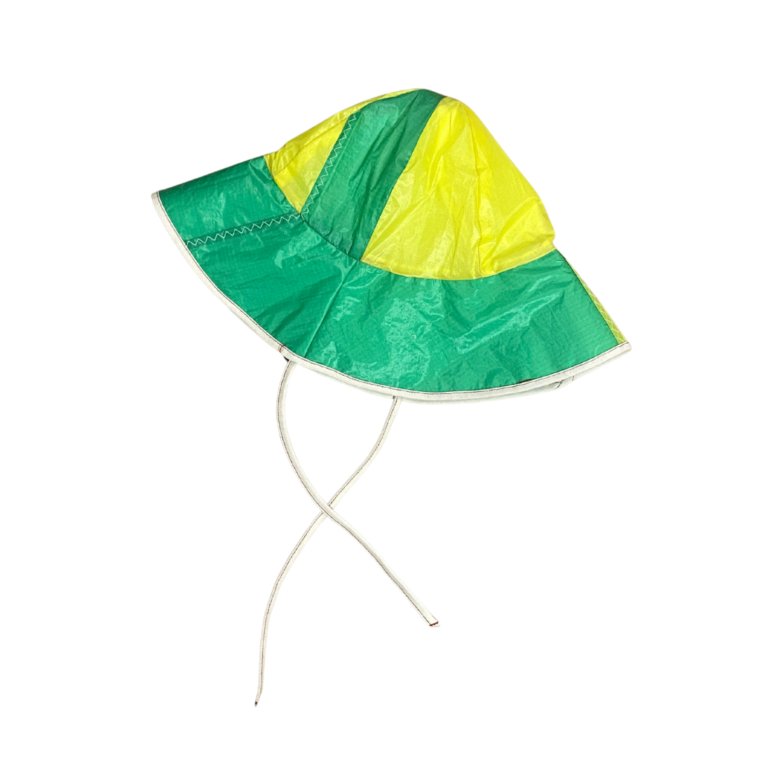 Gato Heroi FLIGHT Bucket Hat in Yellow Green