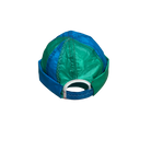 Gato Heroi FLIGHT Creme Hat in Blue Green