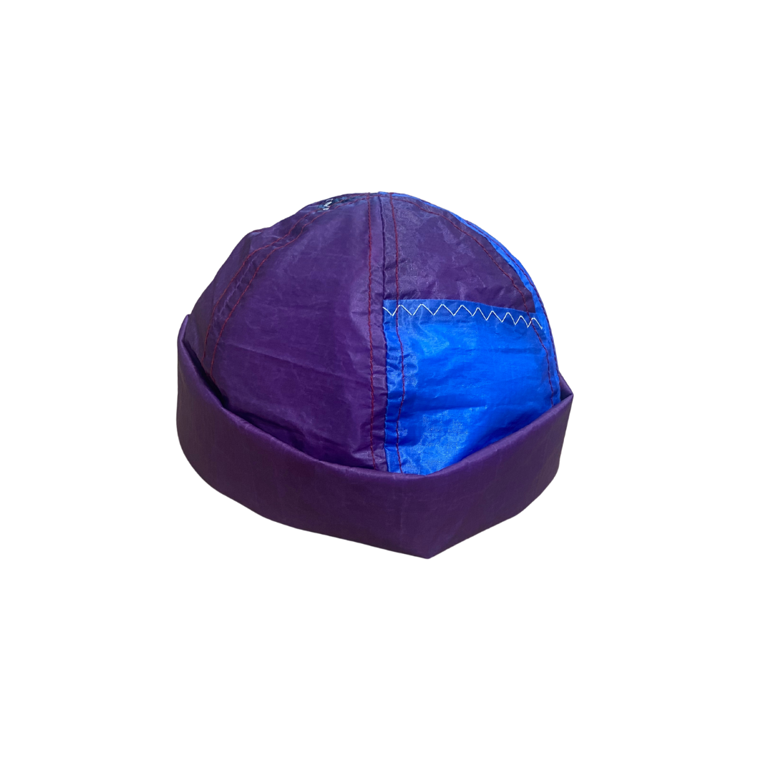 Gato Heroi FLIGHT Creme Hat in Blue Purple