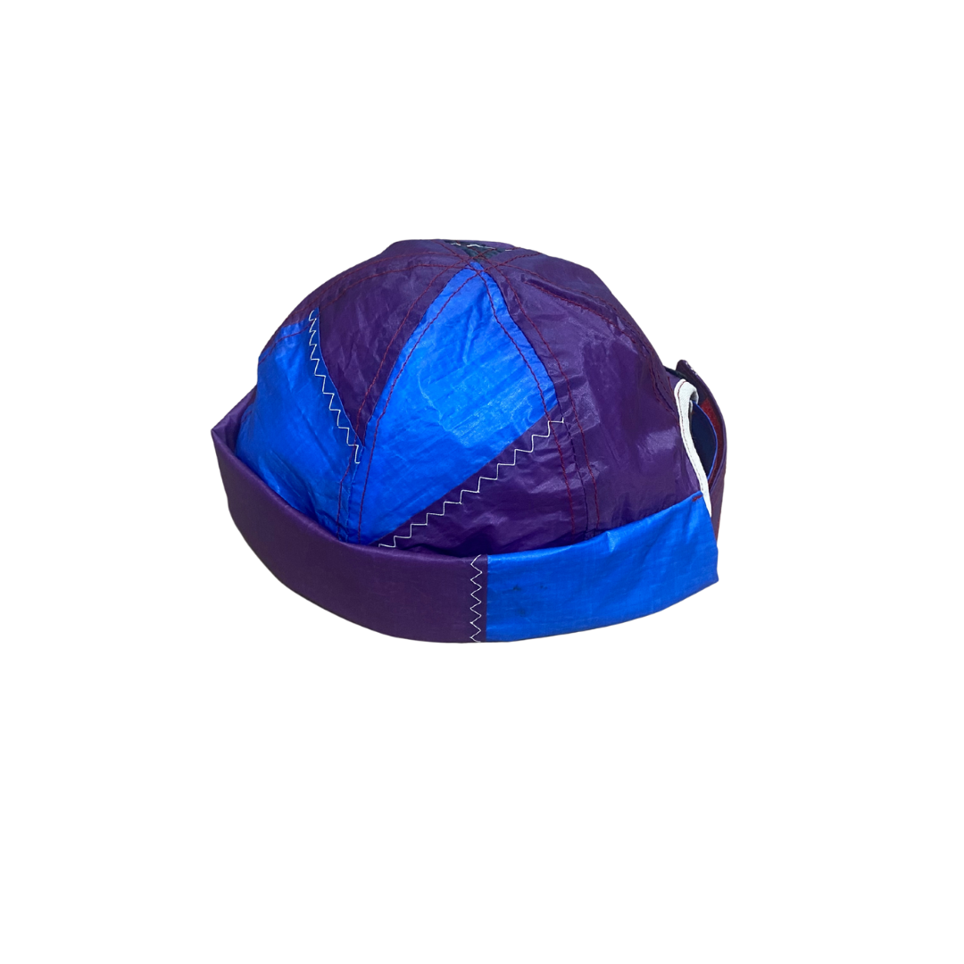 Gato Heroi FLIGHT Creme Hat in Blue Purple