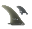 Greenough 4-A: 2+1 Combo - FCS Compatible surfboard fin in Smk by True Ames - Pemulis Water & Power