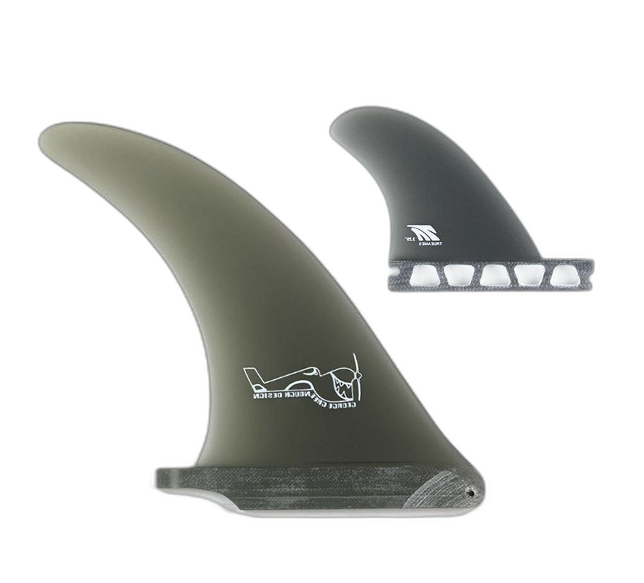 Greenough 4-A: 2+1 Combo - Futures Compatible surfboard fin in Smk by True Ames - Pemulis Water & Power