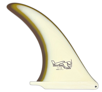Greenough 4-A surfboard fin in Sandbar by True Ames - Pemulis Water & Power