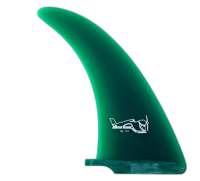 Greenough 4-C surfboard fin in Green by True Ames - Pemulis Water & Power