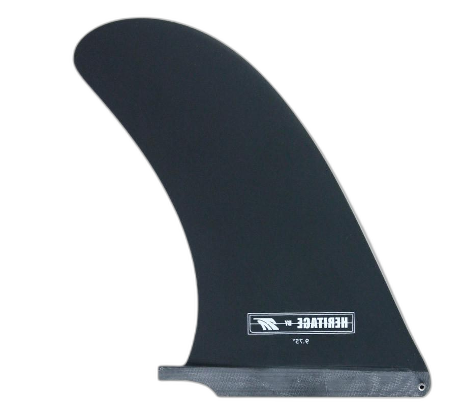 Heritage surfboard fin in Black by True Ames - Pemulis Water & Power