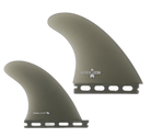 Danny Hess Noriega Quad - Futures Compatible (Solid Fiberglass) surfboard fin in Smoke by True Ames - Pemulis Water & Power