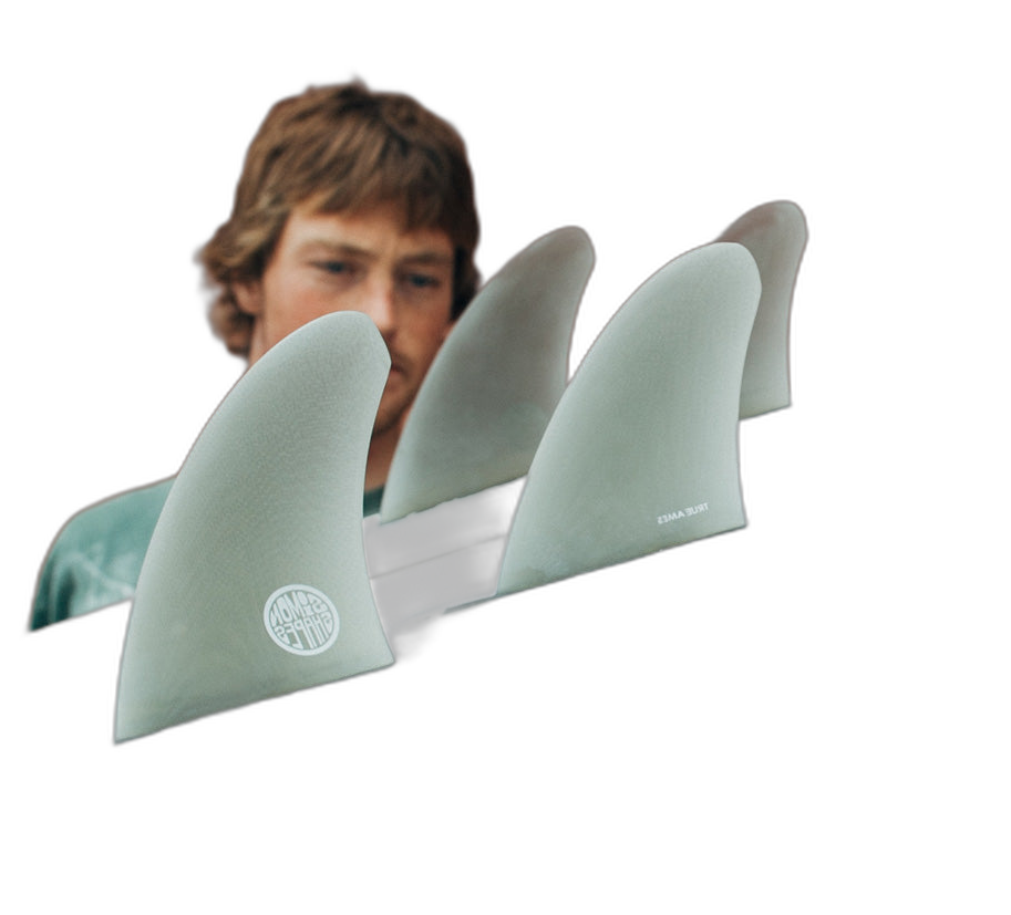 John Simon Quad Type I - Futures Compatible (Solid Fiberglass) surfboard fin in Lifestyle by True Ames - Pemulis Water & Power