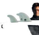 John Simon Quad Type II - Futures Compatible (Solid Fiberglass) surfboard fin in Lifestyle2 by True Ames - Pemulis Water & Power