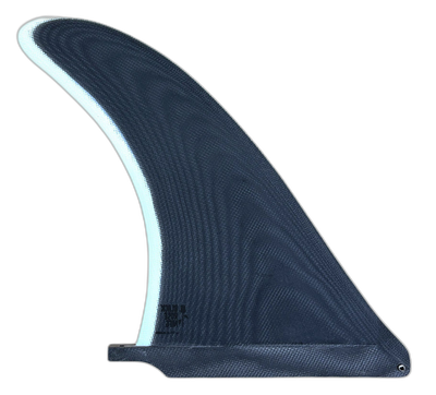 Justin Quintal Pivot surfboard fin in Blkwht by True Ames - Pemulis Water & Power
