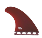 KC Tri - Futures Compatible (Solid Fiberglass) surfboard fin in Red by True Ames - Pemulis Water & Power