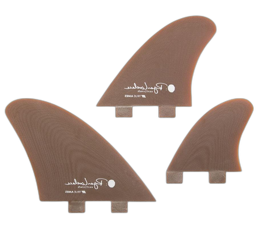 Lovelace Asymmetrical Regular - FCS Compatible (Solid Fiberglass) surfboard fin in Kelp by True Ames - Pemulis Water & Power