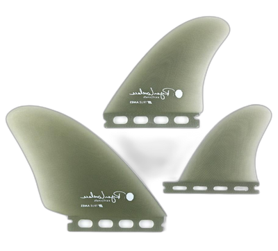 Lovelace Asymmetrical Regular - Futures Compatible (Solid Fiberglass) surfboard fin in 73332Daf Ed1D 4B69 80A4 60F785D0E931 by True Ames - Pemulis Water & Power