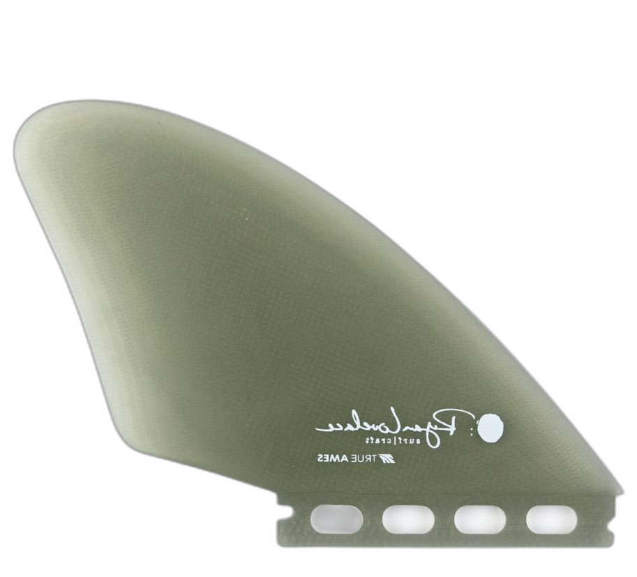 Lovelace Keel - Futures Compatible (Solid Fiberglass) surfboard fin in Smoke by True Ames - Pemulis Water & Power