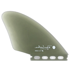 Lovelace Keel - Futures Compatible (Solid Fiberglass) surfboard fin in Smoke by True Ames - Pemulis Water & Power