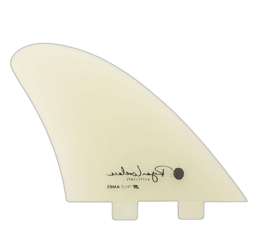 Lovelace Piggyback Keel - FCS Compatible (Solid Fiberglass) surfboard fin in Clear by True Ames - Pemulis Water & Power