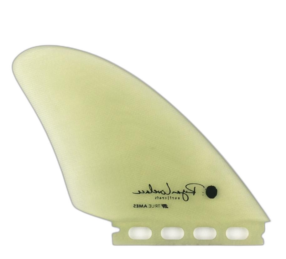 Lovelace Piggyback Keel - Futures Compatible (Solid Fiberglass) surfboard fin in Clear by True Ames - Pemulis Water & Power
