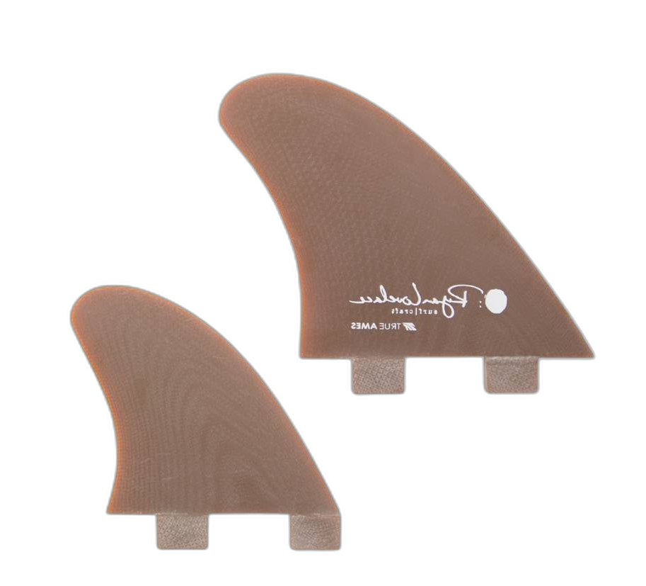 Lovelace Piggyback Quad - FCS Compatible (Solid Fiberglass) surfboard fin in Kelp by True Ames - Pemulis Water & Power