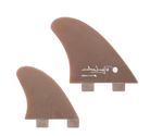 Lovelace Piggyback Quad - FCS Compatible (Solid Fiberglass) surfboard fin in Kelp by True Ames - Pemulis Water & Power