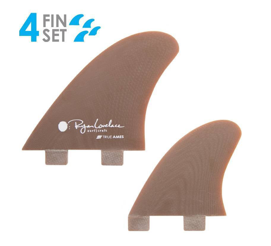 Lovelace Piggyback Quad - FCS Compatible (Solid Fiberglass)