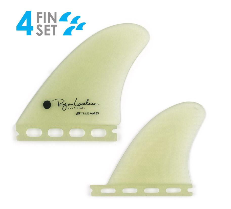 Lovelace Piggyback Quad - Futures Compatible (Solid Fiberglass)