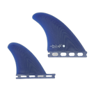 Lovelace Quad - Futures Compatible (Solid Fiberglass) surfboard fin in Blue by True Ames - Pemulis Water & Power