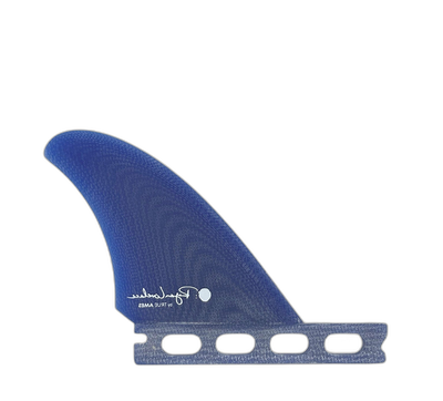 Lovelace Side Bites - Futures Compatible (Solid Fiberglass) surfboard fin in Blue by True Ames - Pemulis Water & Power