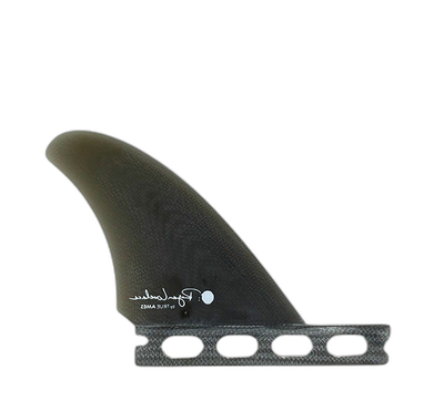 Lovelace Side Bites - Futures Compatible (Solid Fiberglass) surfboard fin in Smk by True Ames - Pemulis Water & Power