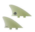 Mackie Mini Keel Thruster - FCS Compatible (Solid Fiberglass) surfboard fin in Clr by True Ames - Pemulis Water & Power