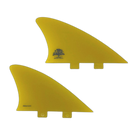 Mackie Mini Keel Thruster - FCS Compatible (Solid Fiberglass) surfboard fin in Yel by True Ames - Pemulis Water & Power