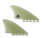Mackie Mini Keel Thruster - Futures Compatible (Solid Fiberglass) surfboard fin in Clr by True Ames - Pemulis Water & Power
