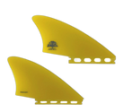Mackie Mini Keel Thruster - Futures Compatible (Solid Fiberglass) surfboard fin in Yel by True Ames - Pemulis Water & Power