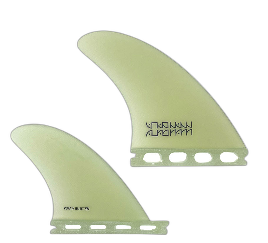 Mandala AK4 Quad - Futures Compatible (Solid Fiberglass) surfboard fin in Clr by True Ames - Pemulis Water & Power
