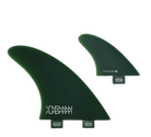 Mandala Twinzer - FCS Compatible (Solid Fiberglass) surfboard fin in Green by True Ames - Pemulis Water & Power