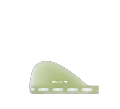 Mini Trailer - Futures Compatible (Solid Fiberglass) surfboard fin in Clear by True Ames - Pemulis Water & Power