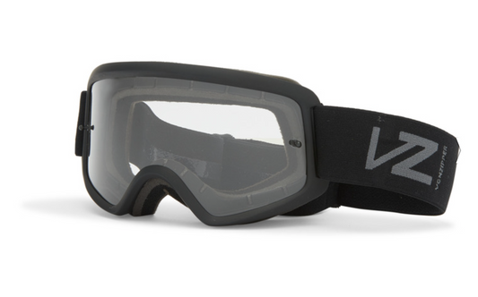 New VonZipper Beefy Rally Goggle, Black, Grey Flash Chrome Lens