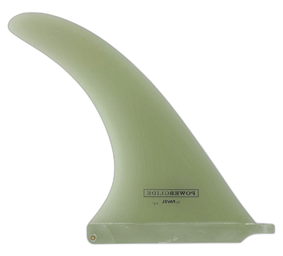 Pavel Powerglide surfboard fin in Clear by True Ames - Pemulis Water & Power