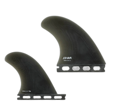 Pavel Quad - Futures Compatible (Solid Fiberglass) surfboard fin in Smk by True Ames - Pemulis Water & Power