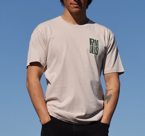 Pemulis Long Lost Logo Tee - Bone-Apparel-Pemulis Water & Power-XS-Pemulis Water &amp; Power