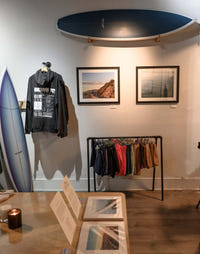 Board rack and display at Pemulis Water & Power