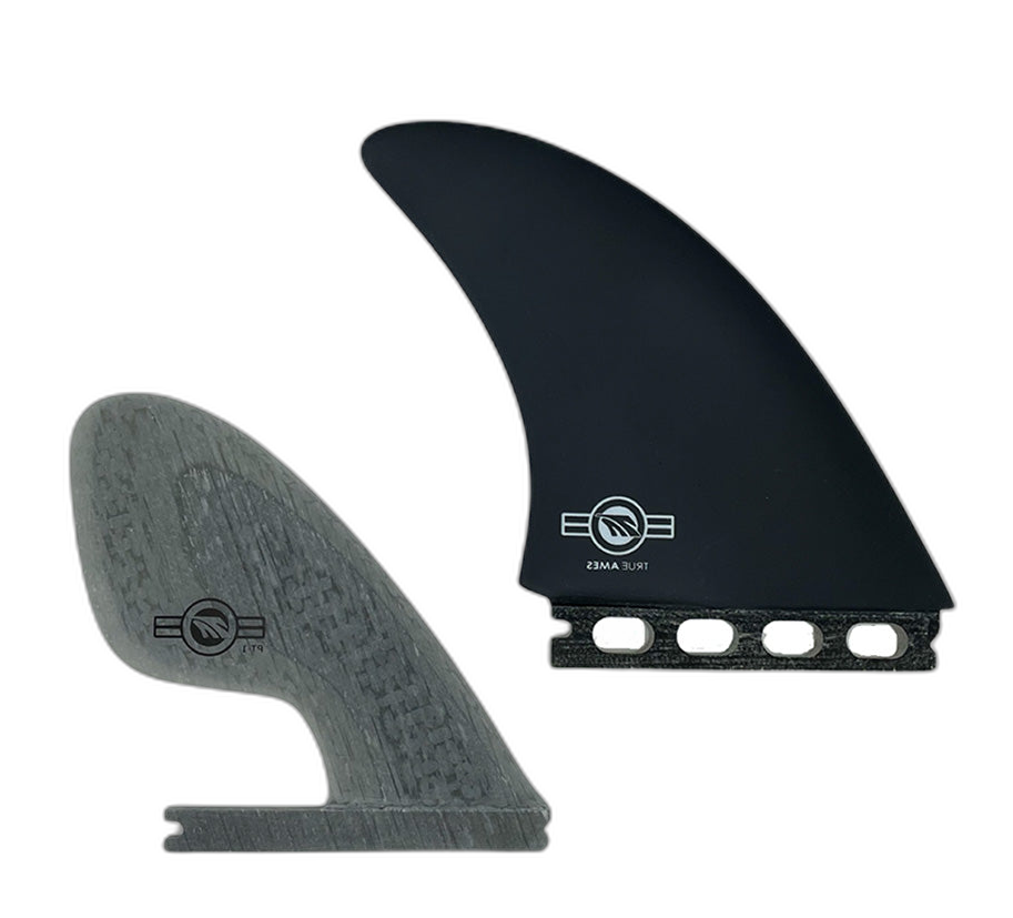 Power Trailer + Twin-Fin Set - Futures Compatible (Solid Fiberglass) surfboard fin in 2 by True Ames - Pemulis Water & Power
