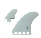 Derrick Disney DST Twinzer - FCS / Futures Compatible (Solid Fiberglass) surfboard fin in ivory - twinzer fins by True Ames at Pemulis Water & Power